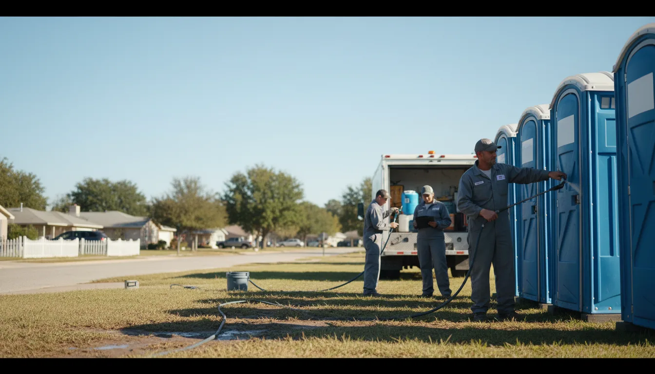 Long-Term Portable Toilet Rental in Aledo, TX near me